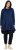Ulla Popken Flounce Panel Long Sleeve Sweatshirt Dress Navy - Hoodies & Sweatshirts - 