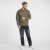 North Latitude Denim Logo Sweatshirt Dusty Olive Green TALL - TALL sweatshirts - TALL Sweatshirts mit Extralänge