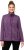 Ulla Popken Heather Knit Fleece Jacket Dark Purple - Hoodies & Sweatshirts - 