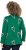 Ulla Popken Candy Cane Graphic Sweatshirt Meadow Green - Hoodies & Sweatshirts - 