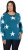Ulla Popken Glitter Stars Soft Knit Sweater Petrol - Hoodies & Sweatshirts - 