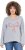 Ulla Popken Bow City Lettering Sweatshirt Light Grey Melange - Hoodies & Sweatshirts - 
