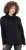 Ulla Popken Chain Fringe Smooth Fleece Sweatshirt Black - Hoodies & Sweatshirts - 