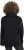 Ulla Popken Chain Fringe Smooth Fleece Sweatshirt Black - Hoodies & Sweatshirts - 
