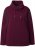 Ulla Popken Chain Fringe Smooth Fleece Sweatshirt Dark Wine Red - Hoodies & Sweatshirts - 