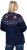 Ulla Popken Norwegian Style Christmas Sweater Blue - Hoodies & Sweatshirts - 
