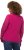 Ulla Popken Shaker Stitch Cropped Gathered Sweater Fuchsia Pink - Hoodies & Sweatshirts - 