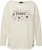 Ulla Popken Dreaming Time Long Sleeve Sweatshirt Chalk - Hoodies & Sweatshirts - 