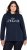 Ulla Popken Moin Graphic Sweatshirt Navy - Hoodies & Sweatshirts - 