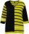 Ulla Popken Mixed Stripe 3/4 Sleeve Colorblock Sweater Apple Green - Hoodies & Sweatshirts - 