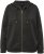 Ulla Popken Textured Metallic Knit Sweatshirt With Hood Graphite Grey - Hoodies & Sweatshirts - 