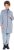 Ulla Popken Longline Knit Fleece Jacket Sky Blue - Hoodies & Sweatshirts - 