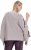 Ulla Popken Brushstroke Knit Poncho Beige - Hoodies & Sweatshirts - 
