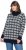 Ulla Popken Eco Cotton Geometric Snowflake Sweater Navy - Hoodies & Sweatshirts - 
