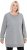 Ulla Popken Nostalgic Escape Oversized Sweatshirt Mouse Grey - Hoodies & Sweatshirts - 