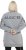 Ulla Popken Nostalgic Escape Oversized Sweatshirt Mouse Grey - Hoodies & Sweatshirts - 