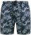 D555 Cleethorpes Hawaii Printed Swimshorts Navy - Schwimmshorts - Herren-Badeshorts in Übergröße