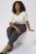 Kaffe Curve Merla Hose Dark Grey Melange - Jeans & Hosen in Großen Größen – Plus Size - 