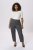 Kaffe Curve Merla Hose Dark Grey Melange - Jeans & Hosen in Großen Größen – Plus Size - 