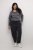 Kaffe Curve Merla Hose Schwarz Oyster - Jeans & Hosen in Großen Größen – Plus Size - 