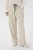 Kaffe Curve Sirana Pants Beige Melange/Black Stripe - Stoffhosen - 