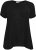 Kaffe Curve Ami Kurzarm Bluse Tiefschwarz - T-Shirts - 