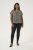Kaffe Curve Sonna Stanley Top Tiefschwarz/Antikweiß Print - T-Shirts - 