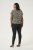 Kaffe Curve Sonna Stanley Top Tiefschwarz/Antikweiß Print - T-Shirts - 