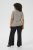 Kaffe Curve Lizzy Gestreifter Pullover Beige/Schwarz - Bedruckte T-shirts für damen - 