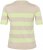 Kaffe Curve Lizzy Gestreifter Pullover Beige/Grün - Bedruckte T-shirts für damen - 