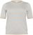 Kaffe Curve Lizzy Gestreifter Pullover Beige/Zartblau - Bedruckte T-shirts für damen - 
