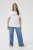 Kaffe Curve June T-Shirt Weiß - Bedruckte T-shirts für damen - 
