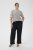 Kaffe Curve Lizzy Knit T-Shirt Chalk/Midnight Fine Stripe - T-Shirts - 