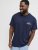 Jack & Jones Brandon T-Shirt Blue - Herren-T-Shirts - Herren-T-Shirts in großen Größen
