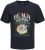 Jack & Jones King Crew Neck T-Shirt Navy - Bedruckte T-shirts für herren - Bedruckte T-Shirts für Herren