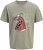 Jack & Jones King Crew Neck T-Shirt Grey - Bedruckte T-shirts für herren - Bedruckte T-Shirts für Herren