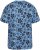 North Latitude 61123 Allover-Print T-Shirt Mittelblau - Herren-T-Shirts - Herren-T-Shirts in großen Größen