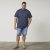 North Latitude 61126 Granddad T-Shirt Marineblau - Herren-T-Shirts - Herren-T-Shirts in großen Größen