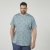 North Latitude 61318 Allover-Print T-Shirt Staubblau - Herren-T-Shirts - Herren-T-Shirts in großen Größen