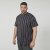 North Latitude 61319 Gestreiftes T-Shirt Schwarz - Herren-T-Shirts - Herren-T-Shirts in großen Größen