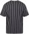 North Latitude 61319 Gestreiftes T-Shirt Schwarz - Herren-T-Shirts - Herren-T-Shirts in großen Größen
