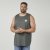 North Latitude 61323 Tanktop Slub Dunkel Staubgrün - Herren-T-Shirts - Herren-T-Shirts in großen Größen