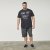 North Latitude 61353 FRIENDS T-Shirt Schwarz - Herren-T-Shirts - Herren-T-Shirts in großen Größen