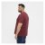 North Latitude T-Shirt O-Neck Bordeaux - Herren-T-Shirts - Herren-T-Shirts in großen Größen