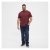 North Latitude T-Shirt O-Neck Bordeaux - Herren-T-Shirts - Herren-T-Shirts in großen Größen