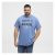 North Latitude Denim Printed Logo T-Shirt Dusty Blue - Herren-T-Shirts - Herren-T-Shirts in großen Größen