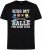 Espionage T436 Good Luck Kiss Printed T-Shirt Black - Herren-T-Shirts - Herren-T-Shirts in großen Größen