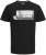 Jack & Jones Logan T-Shirt Black - Herren-T-Shirts - Herren-T-Shirts in großen Größen