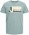 Jack & Jones Logan T-Shirt Grey - Herren-T-Shirts - Herren-T-Shirts in großen Größen