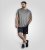 D555 Retford T-Shirt Lightweight Peach Finished Grey - Herren-T-Shirts - Herren-T-Shirts in großen Größen